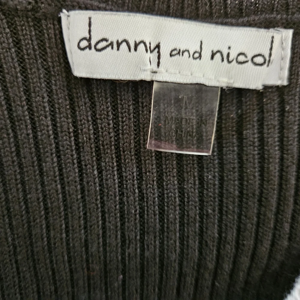 Danny & Nicole Black and White Long‎ Sleeve Dress